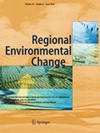 Regional Environmental Change杂志封面